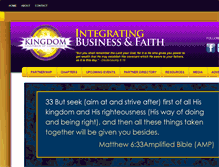Tablet Screenshot of kingdomchamberofcommerce.org